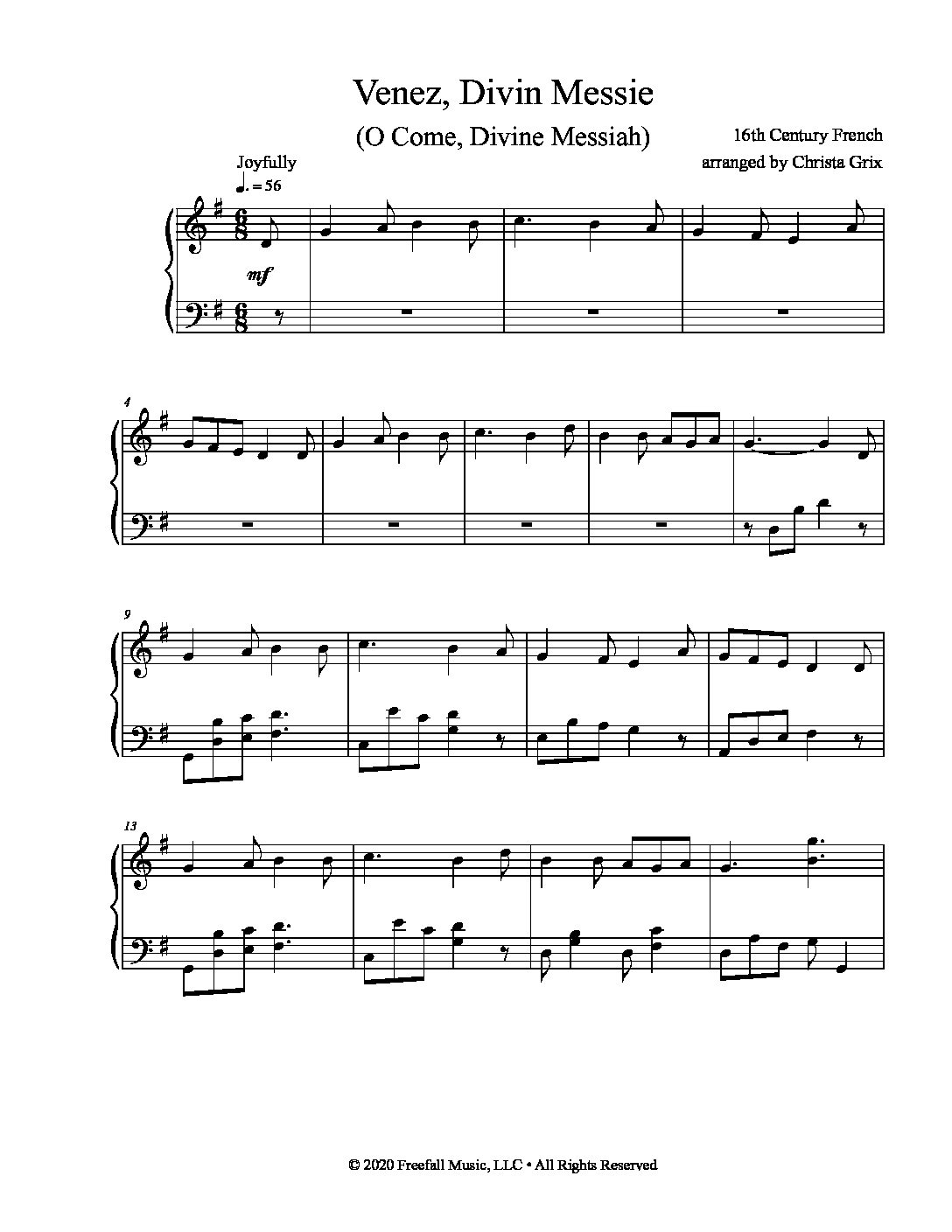 Venez Divin Messie (O Come Divine Messiah) - Image 2